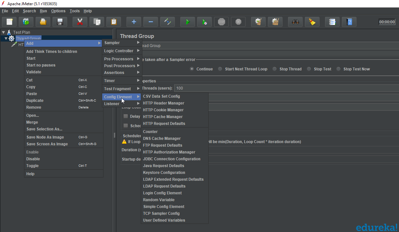 Configuration - JMeter Tutorial - Edureka