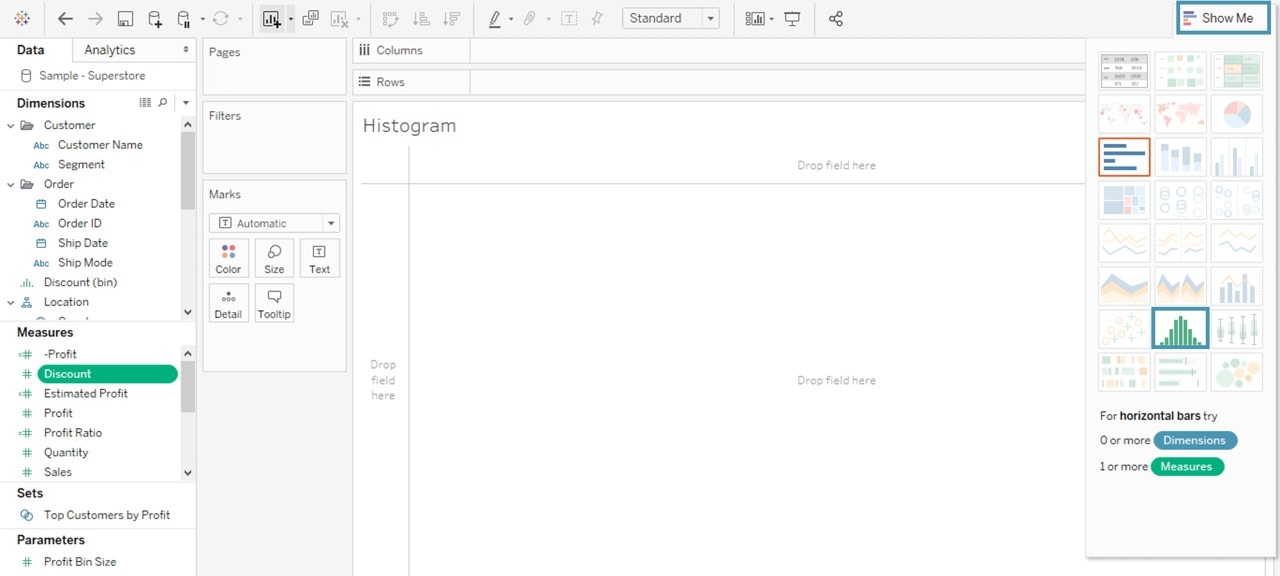 Histogram - Tableau Charts - Edureka