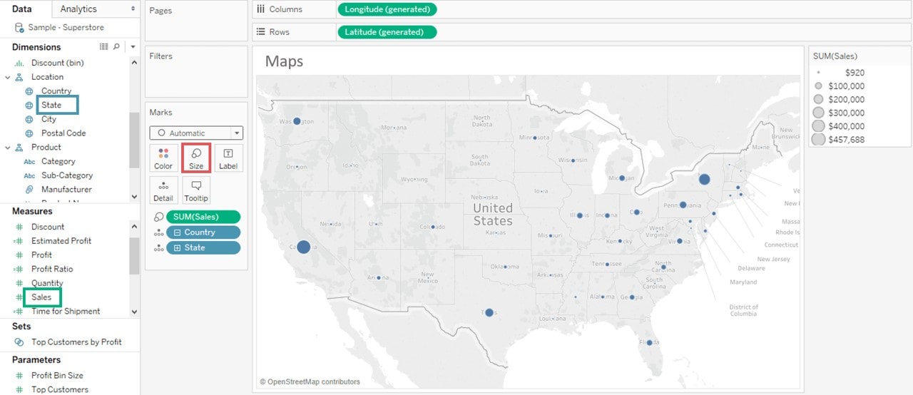 Maps - Tableau Charts - Edureka