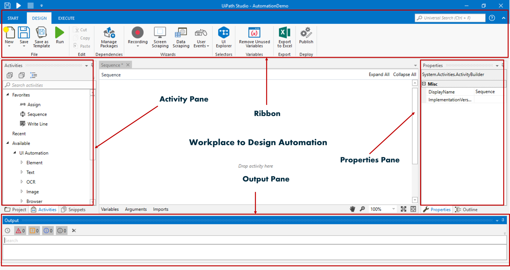 UiPath Dashboard - Variables,Data Types and Activities in UiPath - Edureka