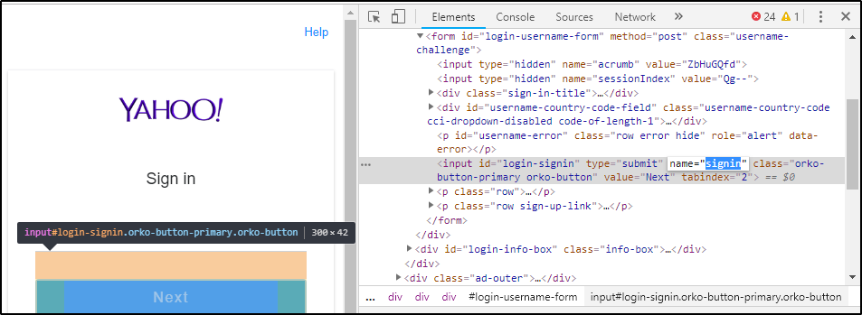 name locator next button - Locators in Selenium - Edureka