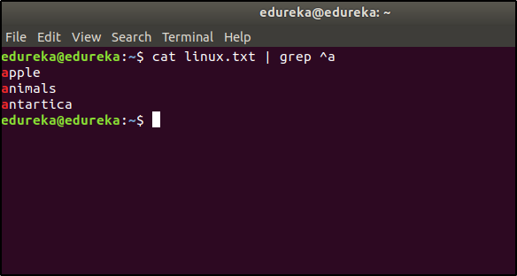 grep a - - linux interview questions - edureka