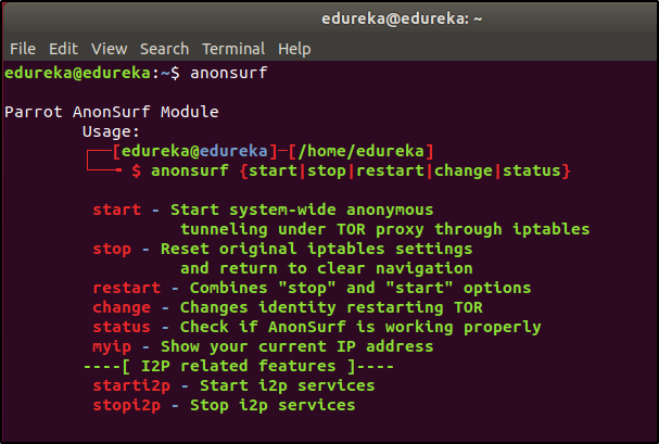 anonsurf help doc - anonsurf - edureka