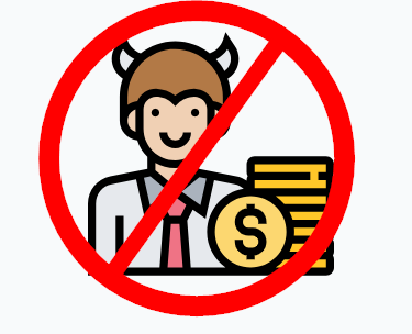 Fraud free icon