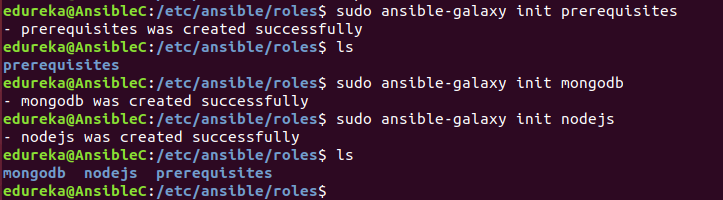 All Roles - Ansible Roles - Edureka