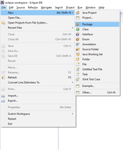 Packages - Selenium- Maven- with - Eclipse- Edureka