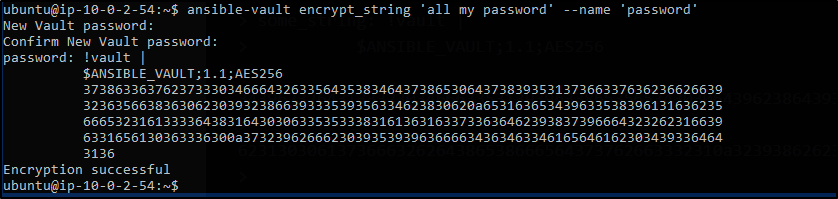 vault encrypt string - Ansible Vault - Edureka