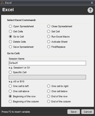 Go To Cells - RPA Projects - Edureka