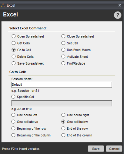 Go To One Cell Right - RPA Projects - Edureka