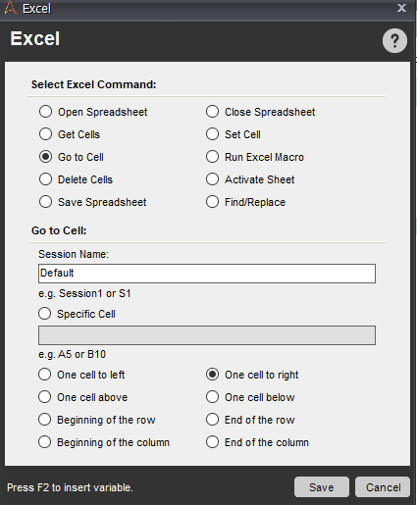 Go To One Cell Right - RPA Projects - Edureka