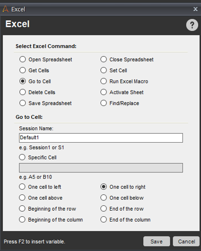 Go To One Cell Right - RPA Projects - Edureka