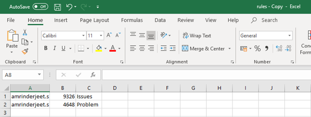 Output Dataset - RPA Projects - Edureka