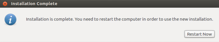 Restart Now - How to Install Ubuntu - Edureka