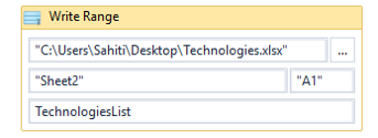 Write Range Activity - RPA Projects - Edureka