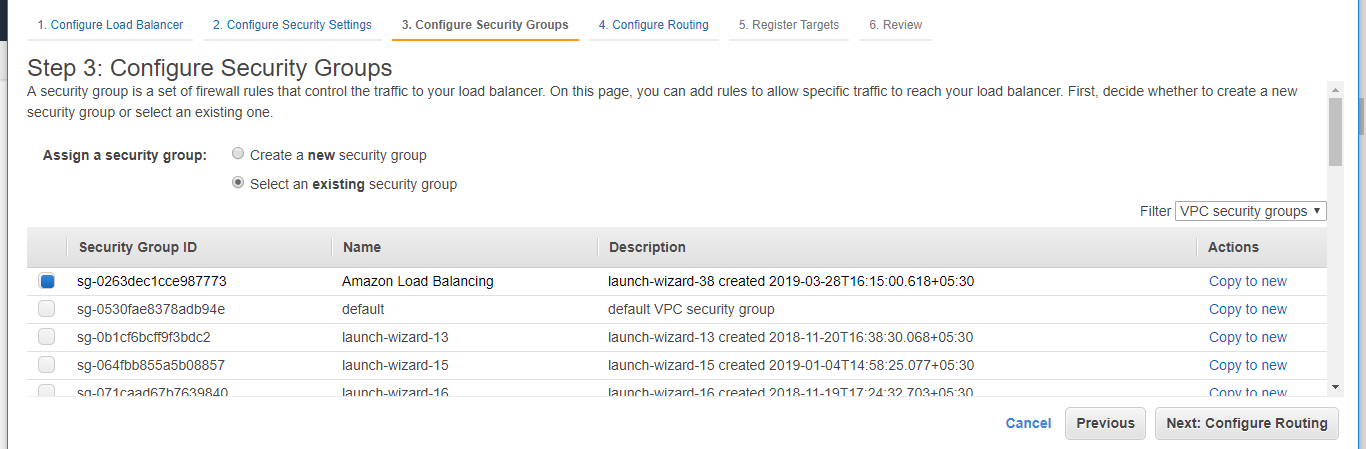 configuresecurity3 - Application Load Balancer - Edureka