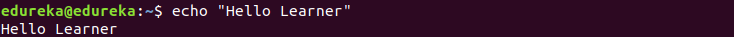 echo - Linux Tutorial - Edureka