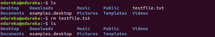 rm - Linux Tutorial - Edureka