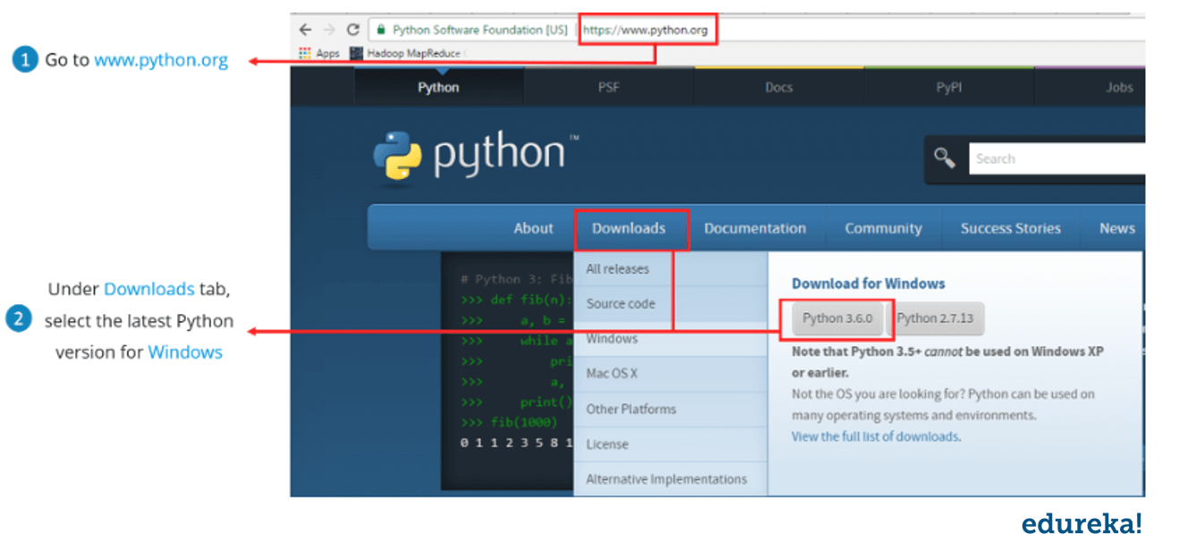 installation-how to run a python program-edureka