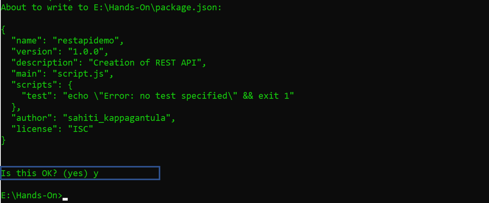 Confirm Details - What is REST API - Edureka