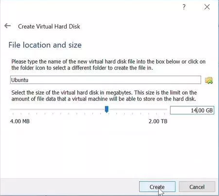 File location and Size - How to Install Ubuntu - Edureka