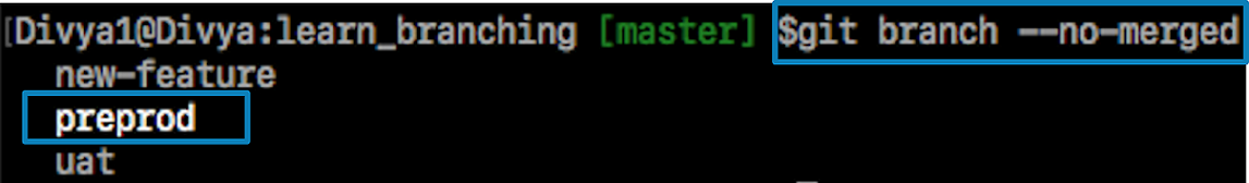 Not Merged Branch - Git Reflog - Edureka