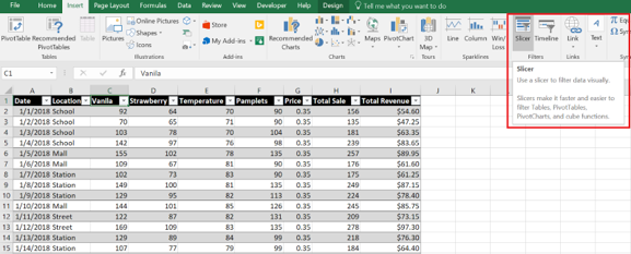 Slicer 1 - Data Visualization using Excel - edureka
