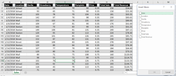 Slicer 2 - Data Visualization using Excel - edureka