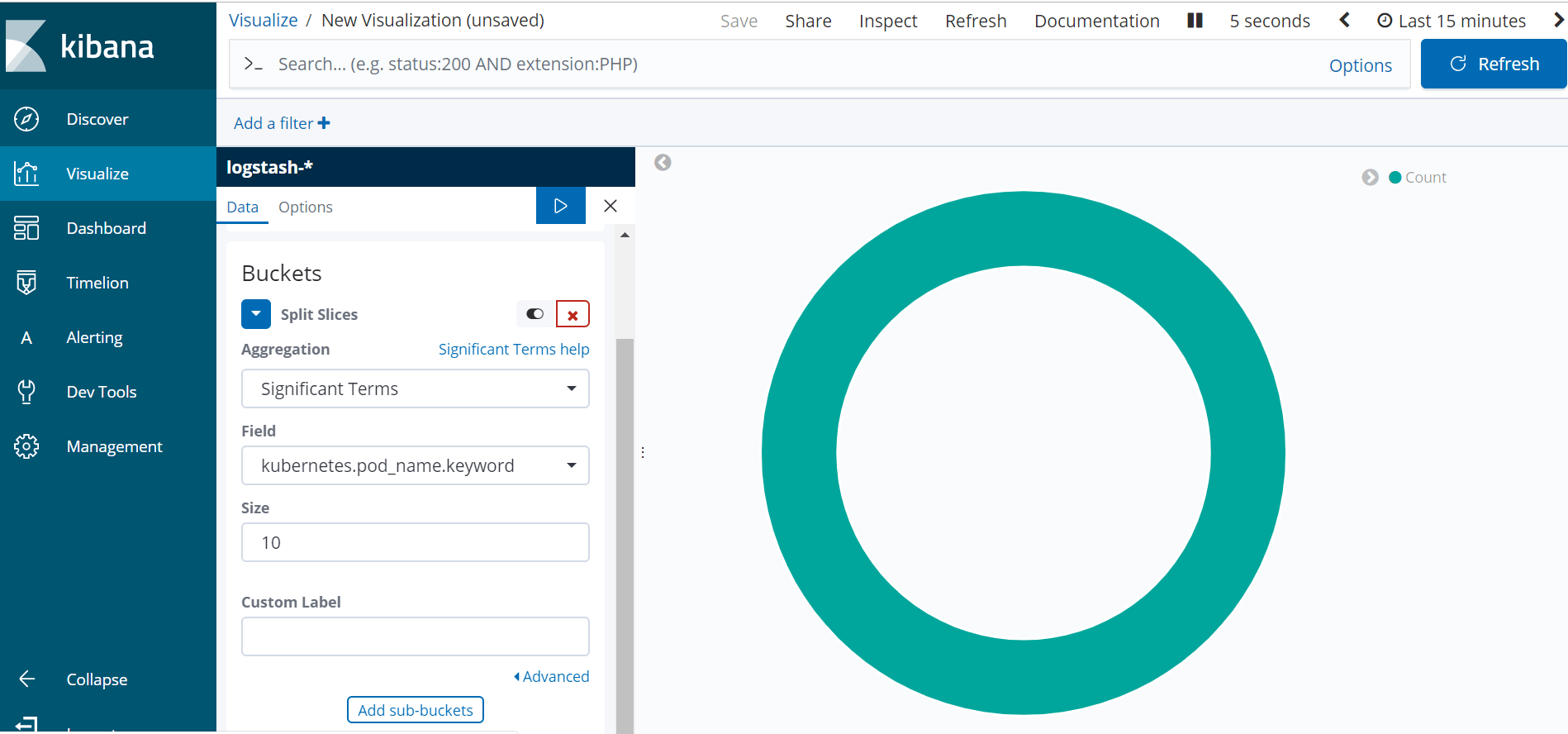 VisualizeSetting1 - kubernetes cluster - Edureka