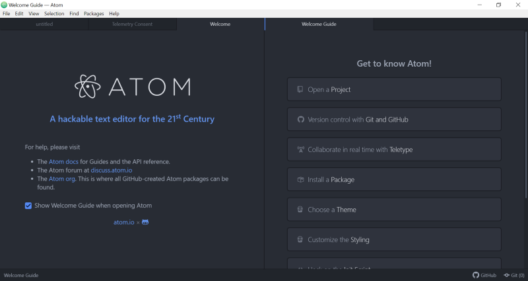 atom home page-atom python-edureka