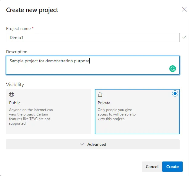 Create New Projects