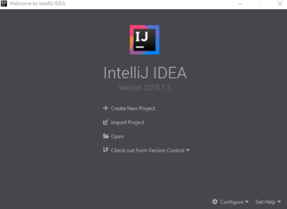 IntelliJ-Start