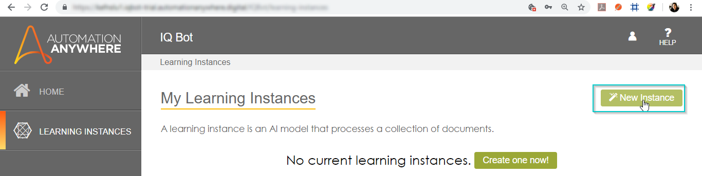 Create New Instances - Automation Anywhere IQ Bots - Edureka