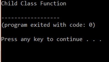 Output- Function overloading and overriding in C++- Edureka