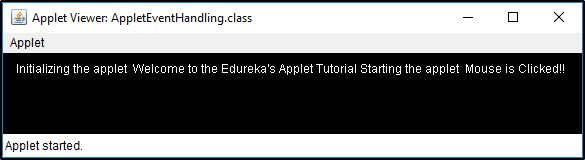 Java Applet - Java Applet Tutorial - Edureka