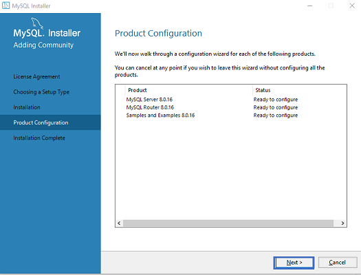 Product Configuration - Install MySQL - Edureka