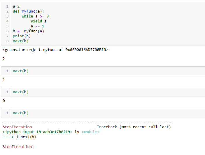 StopIteration-Generators in Python-Edureka