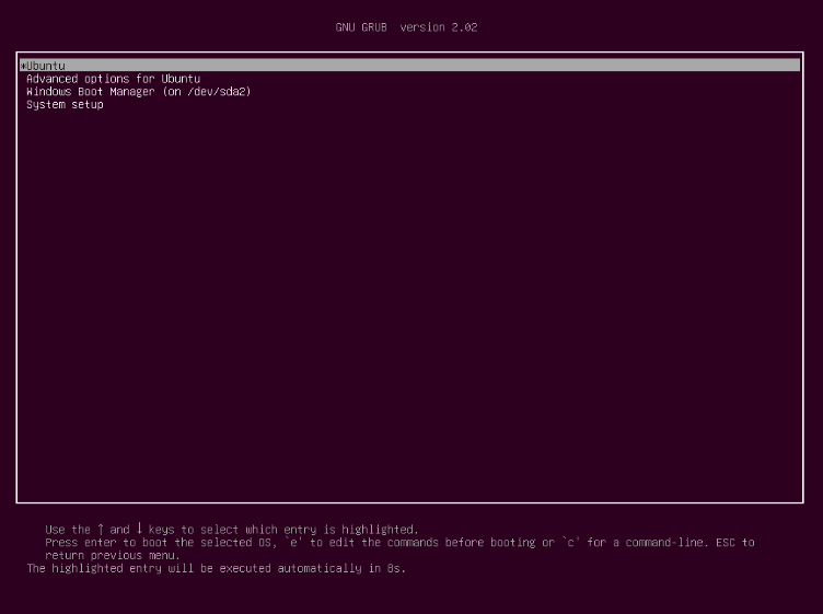 grub - Dual Boot Ubuntu Windows 10 - edureka