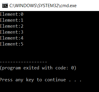 Output - Arrays In C++ - Edureka