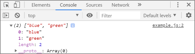 slice output - javascript array - edureka