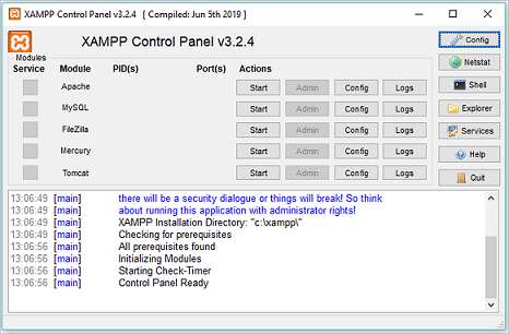 xampp-control-panel