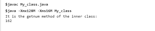 Output - Inner Class In Java - Edureka