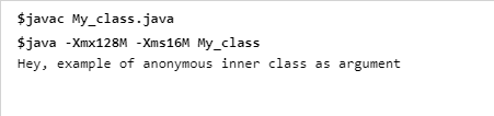 Output - Inner Class In Java - Edureka