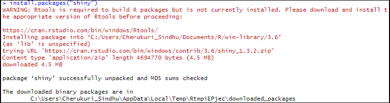Install R Shiny - R shiny tutorial - Edureka