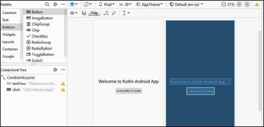 Design of home screen - Kotlin Android tutorial - Edureka