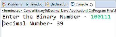 User Input and Output - How to Convert Binary to Decimal - Edureka