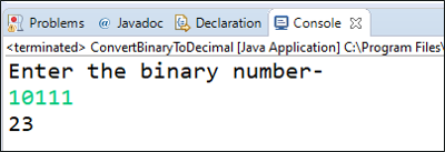 User Input and Output - How to Convert Binary to Decimal - Edureka