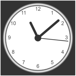 clock output - javascript projects- edureka