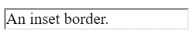 inset border in css