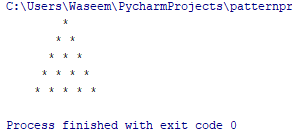 金字塔-python模式程序-edureka