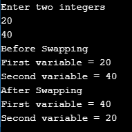 Example- Swapping of two numbers in C- Edureka.png